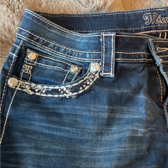 Miss Me size 32 skinny crop jeans - Picture 4 of 5